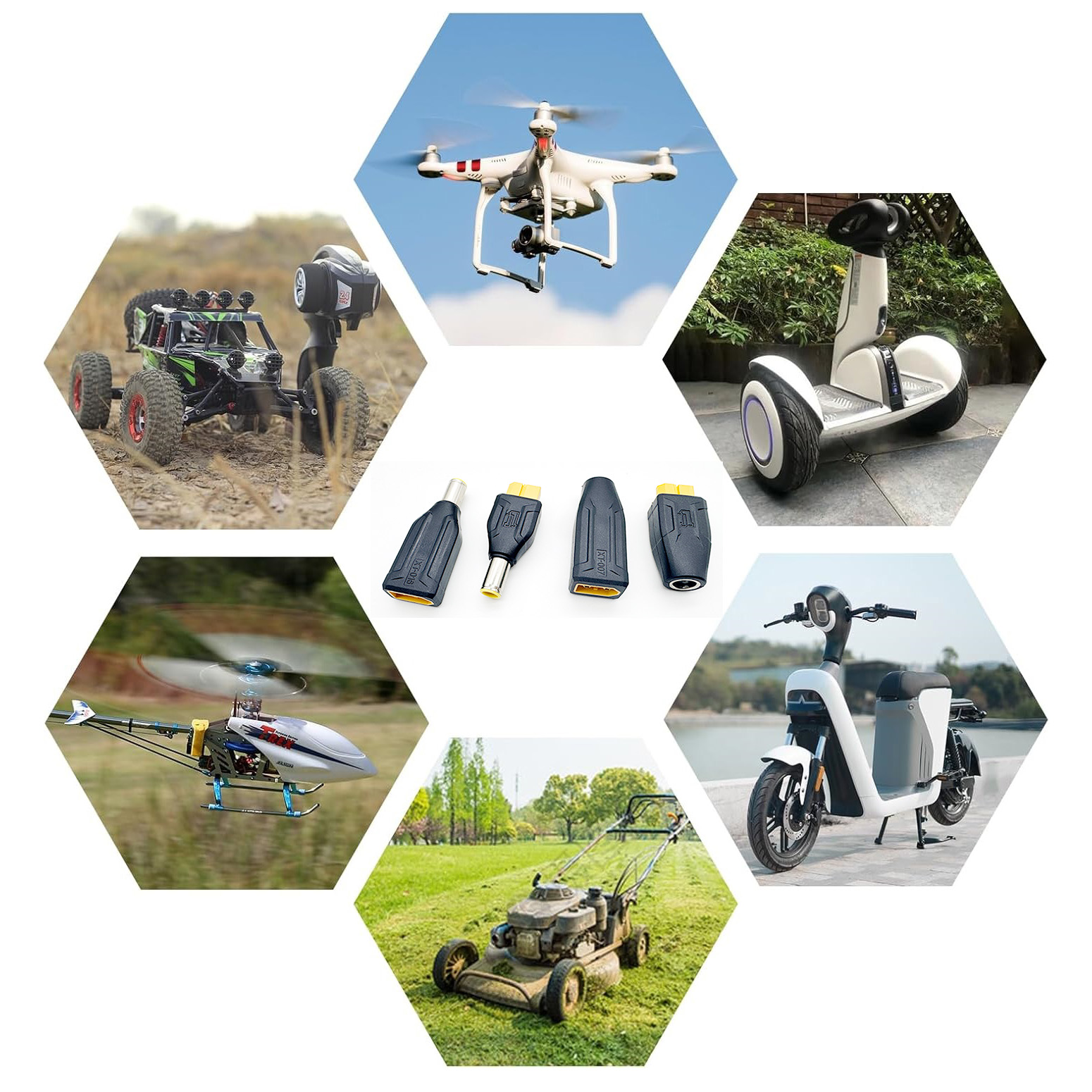 محول طاقة لاسلكي XT60 إلى DC 7 - مراجعة Fpv Drone Charger وسعره