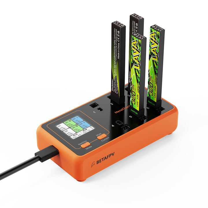 شاحن بطارية BETAFPV 6 منافذ 1S - مراجعة Fpv Drone Charger وسعره